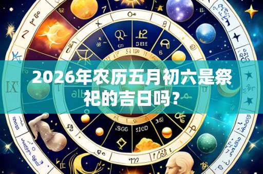 2026年农历五月初六是祭祀的吉日吗?