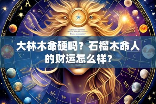 大林木命硬吗?石榴木命人的财运怎么样?