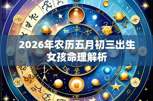 2026年农历五月初三出生女孩命理解析