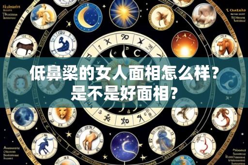 低鼻梁的女人面相怎么样?是不是好面相?