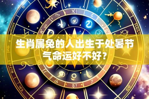 生肖属兔的人出生于处暑节气命运好不好？