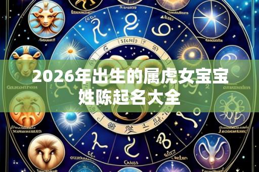 2026年出生的属虎女宝宝姓陈起名大全