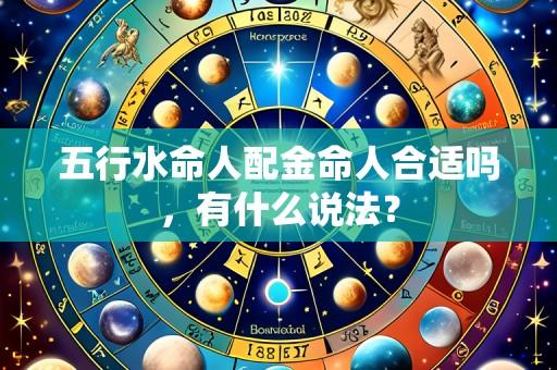 五行水命人配金命人合适吗，有什么说法？