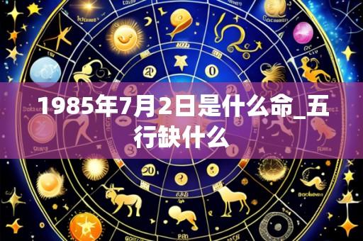 1985年7月2日是什么命_五行缺什么