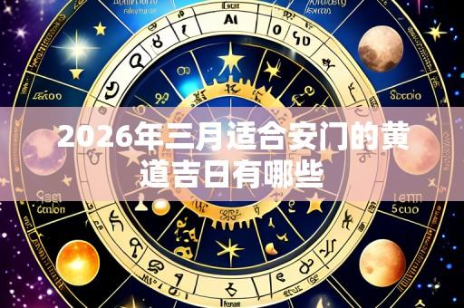 2026年三月适合安门的黄道吉日有哪些