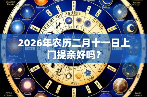 2026年农历二月十一日上门提亲好吗?