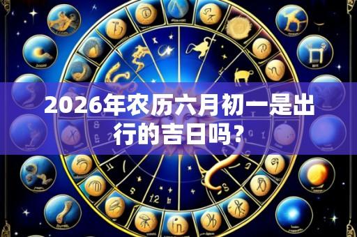 2026年农历六月初一是出行的吉日吗？