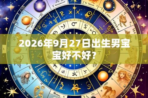 2026年9月27日出生男宝宝好不好？