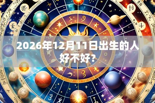 2026年12月11日出生的人好不好?