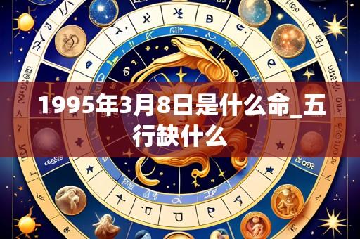 1995年3月8日是什么命_五行缺什么