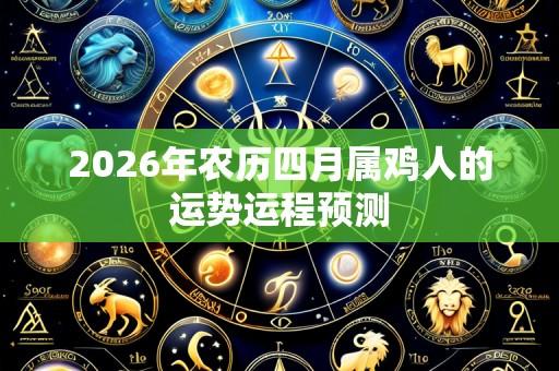 2026年农历四月属鸡人的运势运程预测