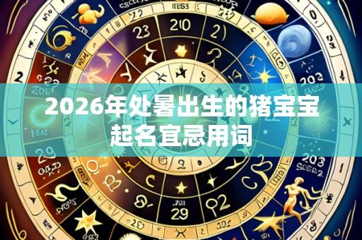 2026年处暑出生的猪宝宝起名宜忌用词