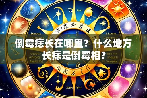 倒霉痣长在哪里?什么地方长痣是倒霉相?