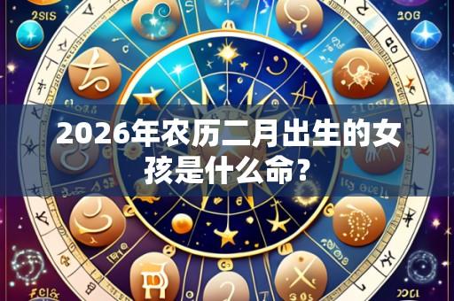 2026年农历二月出生的女孩是什么命?