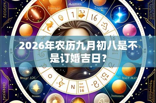 2026年农历九月初八是不是订婚吉日？