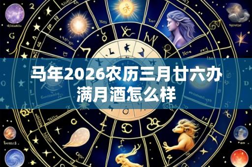 马年2026农历三月廿六办满月酒怎么样