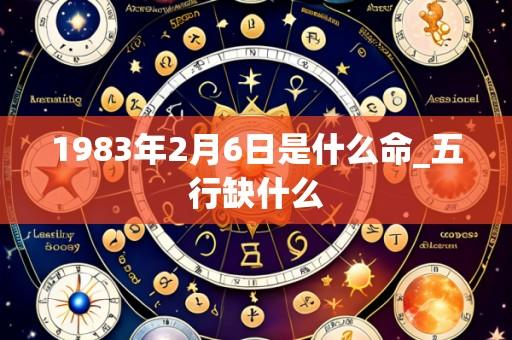 1983年2月6日是什么命_五行缺什么
