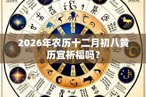 2026年农历十二月初八黄历宜祈福吗？