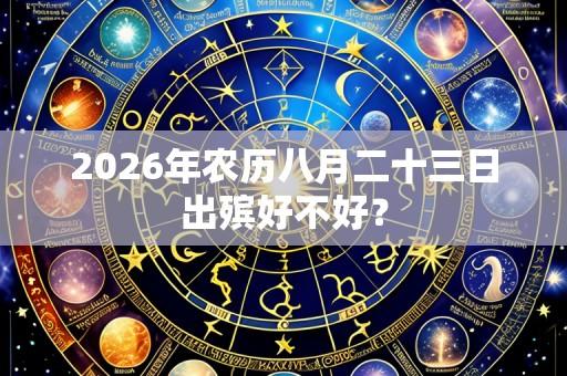 2026年农历八月二十三日出殡好不好？
