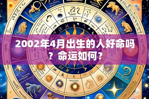 2002年4月出生的人好命吗?命运如何?