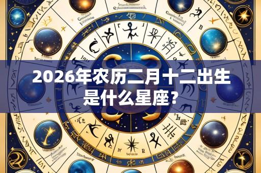 2026年农历二月十二出生是什么星座?