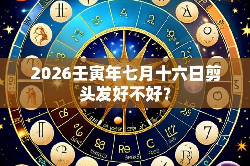2026壬寅年七月十六日剪头发好不好?