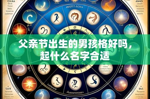 父亲节出生的男孩格好吗,起什么名字合适