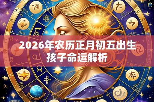 2026年农历正月初五出生孩子命运解析