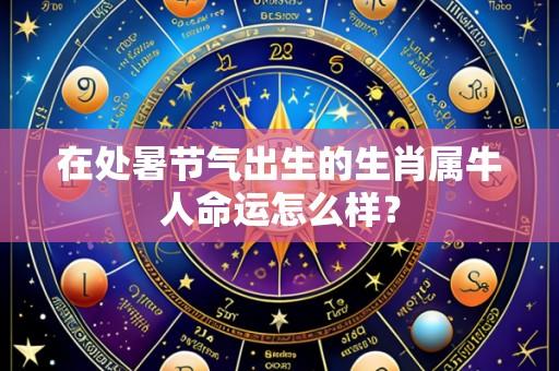 在处暑节气出生的生肖属牛人命运怎么样?