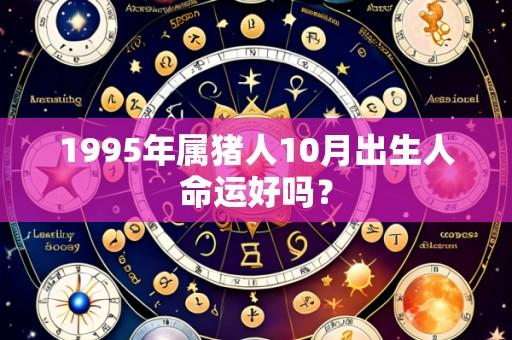 1995年属猪人10月出生人命运好吗?