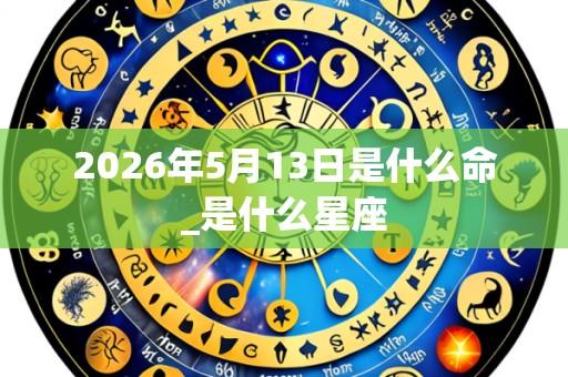 2026年5月13日是什么命_是什么星座