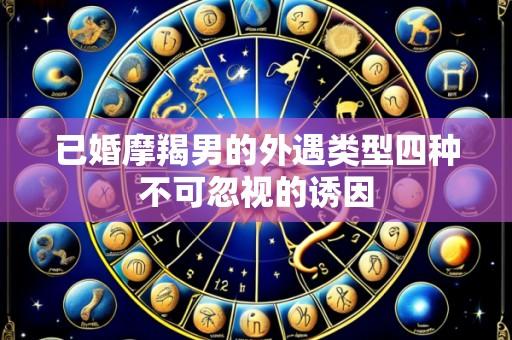 已婚摩羯男的外遇类型四种不可忽视的诱因