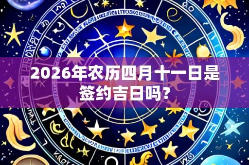2026年农历四月十一日是签约吉日吗?
