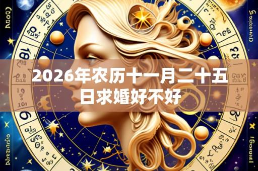 2026年农历十一月二十五日求婚好不好
