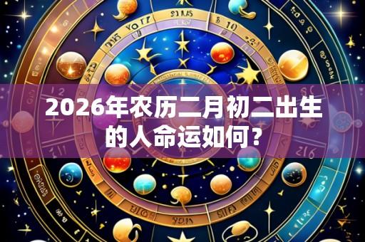2026年农历二月初二出生的人命运如何?