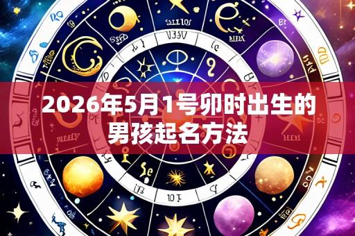 2026年5月1号卯时出生的男孩起名方法