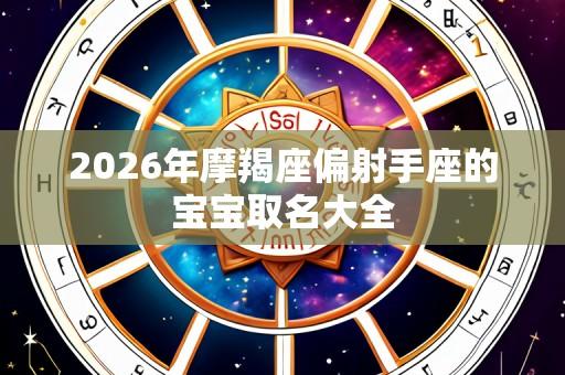2026年摩羯座偏射手座的宝宝取名大全