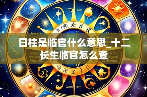 日柱是临官什么意思_十二长生临官怎么查