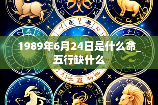 1989年6月24日是什么命_五行缺什么