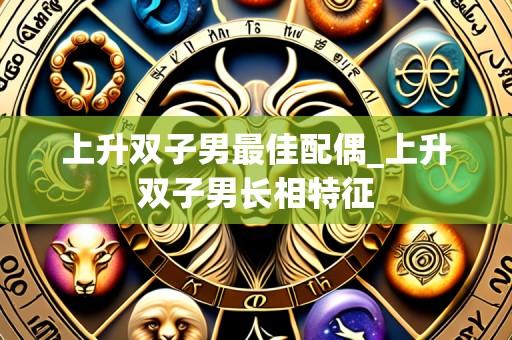 上升双子男最佳配偶_上升双子男长相特征