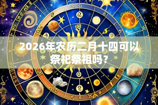 2026年农历二月十四可以祭祀祭祖吗?