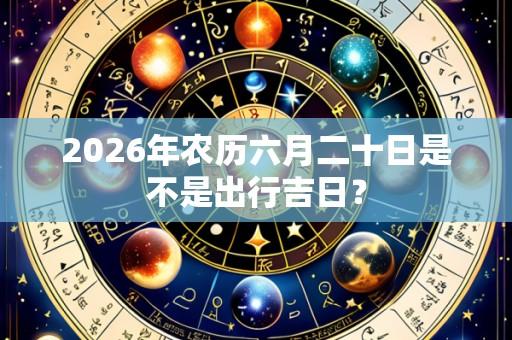 2026年农历六月二十日是不是出行吉日?