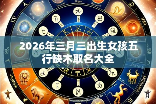 2026年三月三出生女孩五行缺木取名大全