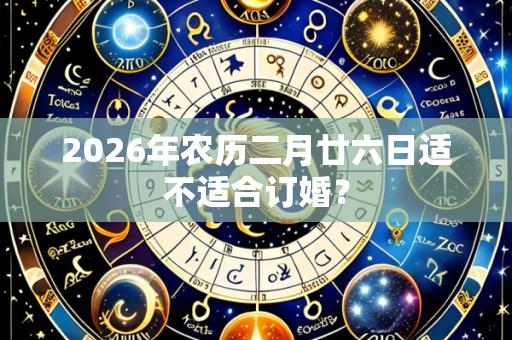 2026年农历二月廿六日适不适合订婚?