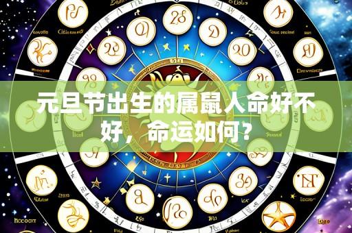 元旦节出生的属鼠人命好不好,命运如何?