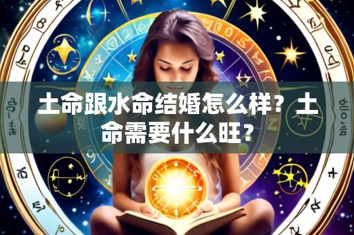 土命跟水命结婚怎么样?土命需要什么旺?