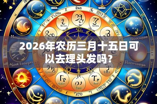 2026年农历三月十五日可以去理头发吗？