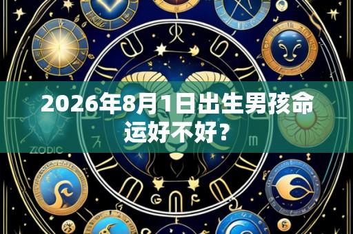 2026年8月1日出生男孩命运好不好?