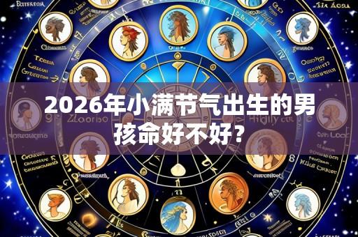 2026年小满节气出生的男孩命好不好?