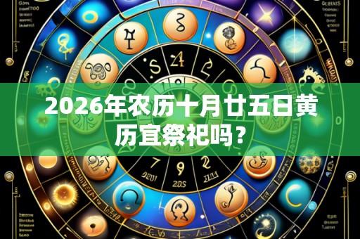 2026年农历十月廿五日黄历宜祭祀吗?